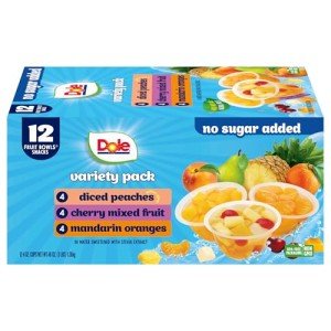 Dole Mixed Fruit Variety Pack - 12 Bowls
