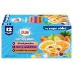 Dole Mixed Fruit Variety Pack - 12 Bowls