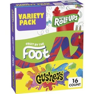 Fruity Snacks Variety Pack - 16 Ct