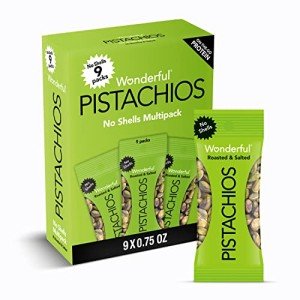 No Shells Roasted & Salted Pistachios - 9 Packs