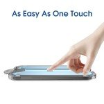 amFilm Auto-Alignment OneTouch for iPhone 16 Plus [6.7''] Screen Protector + Camera Lens Protector, Tempered Glass, 30 seconds Installation, Bubble Free, Case Friendly, Anti-Scratch [2+2 Pack]