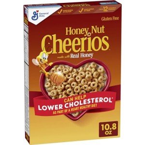 Honey Nut Cheerios Heart Healthy Cereal, 10.8oz