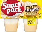 Banana Cream Pie Pudding Cups - 4 Pack