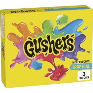Tropical Fruit Gushers Snack Pack - 3 Count