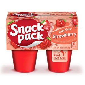 Strawberry Juicy Gel Snack Pack - 4 Count