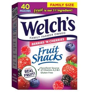 Welch's Berries 'n Cherries Fruit Snacks - 40 Count