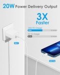 2 Pack for i Phone Charger Fast Charger 10 FT 20W PD i Phone USB C Fast Charger Block with 10 Foot USB C Fast Charging Cable Compatible with iP14 Plus/14/13/12/11 Pro Max/XS/Max