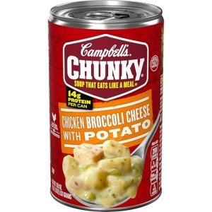 Campbell's Chunky Chicken Broccoli Cheese Soup, 18.8 Oz