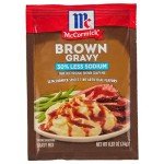 McCormick Low Sodium Brown Gravy Mix, 0.87 oz