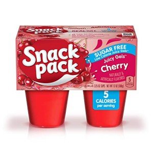 Sugar Free Cherry Gels - 4 Pack Cups
