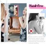 JingJinYY 2 Pack Silicone Suction Phone Case Mount, Non Slip Sticky Phone Grip for Cellphone, Silicon Adhesive Suction Cup Phone Mount, Strong Grip Holder for Selfies and Videos (Light Pink)