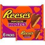 REESE'S Milk Chocolate Peanut Butter Hearts - 6 Pack