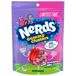 Nerds Gummy Clusters Candy - Grape Strawberry Blitz