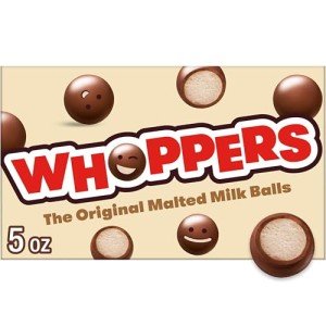 WHOPPERS Malted Milk Balls Candy – 5 oz Box