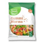 Gummi Worms Candy - 8 Oz Bag