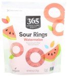 Sour Gummy Watermelon Rings - 6 Ounce Bag