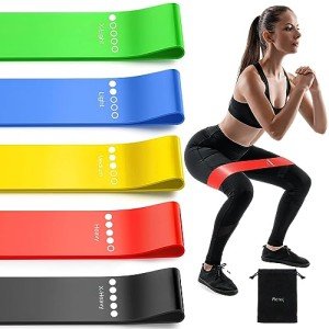 5-Pack Resistance Bands for Full-Body Workouts