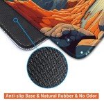 Flodirise Space Themed Design, Vibrant Color Mouse Pad Travel Mouse Pad for Gaming Cloth Mouse Pad Laptop Mouse Pad, 26x21cm