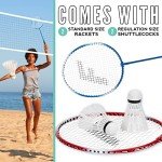 Franklin Sports Badminton Racket and Birdie Set
