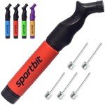 Sportbit Hand Pump for Sports Balls with Needles