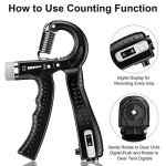 Adjustable Hand Grip Strengtheners - 2 Pack