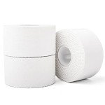 Strong White Athletic Sports Tape - 3 Pack