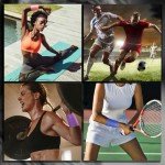 Colorful 6 Pack Pre-Wrap Athletic Tape Set