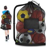 Extra Large Drawstring Mesh Sports Ball Bag