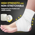 Easy Tear Athletic Tape - Strong Adhesion, 4 Pack