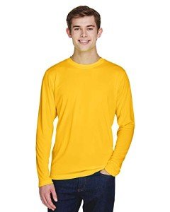 Team 365 Men's Zone Performance Long-Sleeve T-Shirt S SP ATHLETIC GOLD
