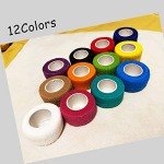 12-Pack Self-Adhesive Athletic Bandage Wraps