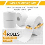 Easy Tear Athletic Tape - Strong Adhesion, 4 Pack