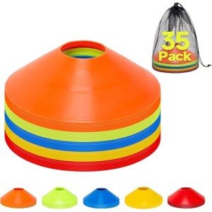 35 PCS Agility Training Cones with Bag