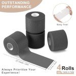 4 Pcs Athletic Foam Underwrap Sports Tape