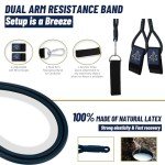 Baseball Resistance Band for Pitching Training - Blue
