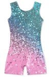 Sparkly Girls' Gymnastics Leotard Outfit – Diamond 02