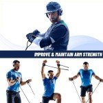 Baseball Resistance Band for Pitching Training - Blue