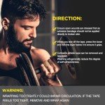 Self Adhesive Bandage Wrap - 12 Rolls Black