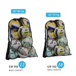 Heavy Duty Mesh Ball Bag with Adjustable Strap