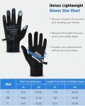 Aegend Lightweight Touchscreen Running Gloves for All
