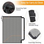 Large Mesh Sports Ball Storage Bag with Strap