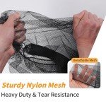 Large Mesh Ball Bag with Drawstring and Pocket