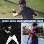 Baseball Resistance Band for Pitching Training - Blue