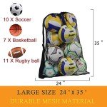Heavy Duty Mesh Ball Bag with Adjustable Strap