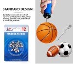 12-Pack Inflatable Ball Pump Needles Set