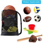 Lightweight Mesh Sports Bag with Drawstring Closure