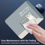 Flodirise Non-Slip Mouse Pad Gaming Mouse Pad Small Mousepad for Computer, Laptop, Gamer, Cat Pattern, 8x10 inch