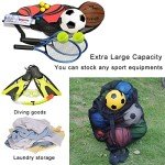 Heavy Duty Mesh Ball Bag with Adjustable Strap