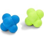 2 Pack Rubber Reaction Balls for Agility Training