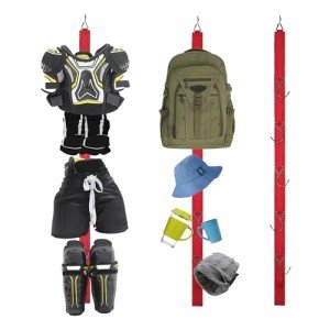 Portable Hockey Gear Drying Rack with Hooks